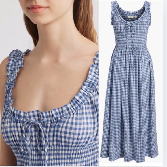 Doen Dresses & Skirts - Doen Emmaretta in Blue Gingham sz S